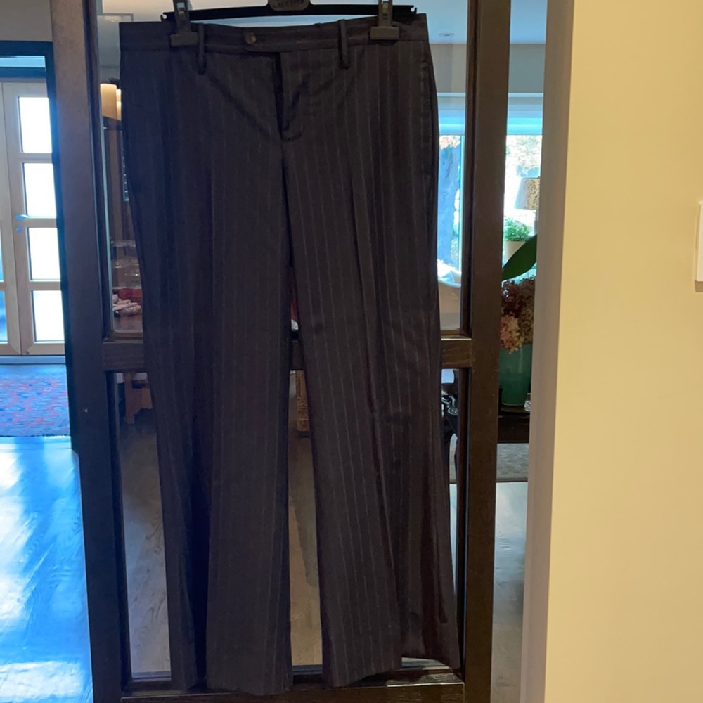 Gucci navy pinstripe pants